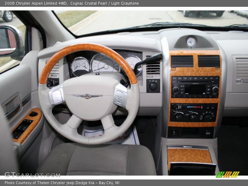 Cognac Crystal Pearl / Light Graystone 2008 Chrysler Aspen Limited 4WD