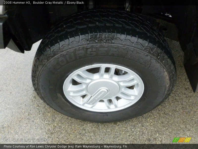 Boulder Gray Metallic / Ebony Black 2008 Hummer H3