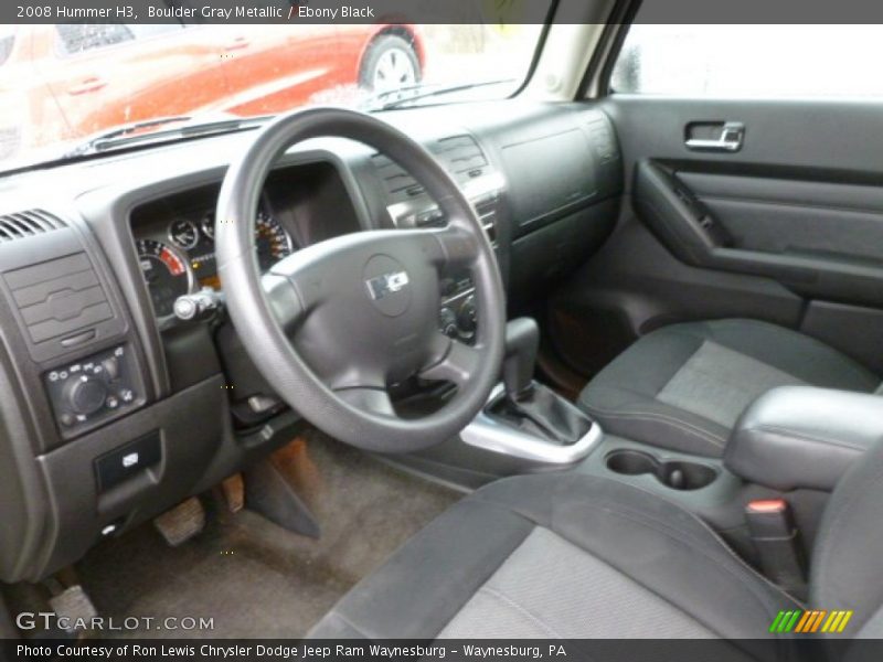 Boulder Gray Metallic / Ebony Black 2008 Hummer H3