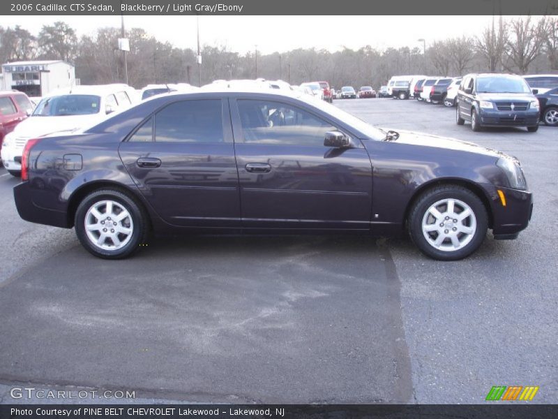 Blackberry / Light Gray/Ebony 2006 Cadillac CTS Sedan