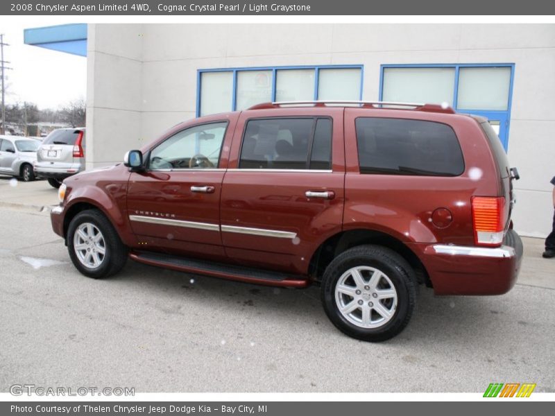 Cognac Crystal Pearl / Light Graystone 2008 Chrysler Aspen Limited 4WD