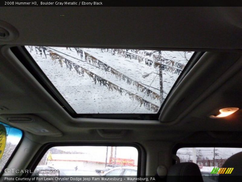 Boulder Gray Metallic / Ebony Black 2008 Hummer H3