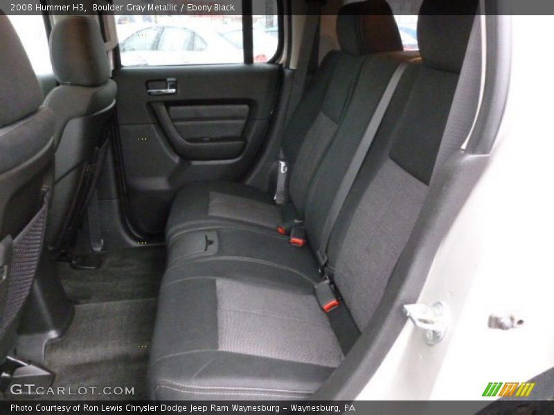 Boulder Gray Metallic / Ebony Black 2008 Hummer H3