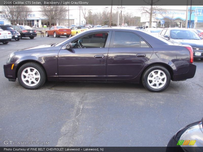 Blackberry / Light Gray/Ebony 2006 Cadillac CTS Sedan