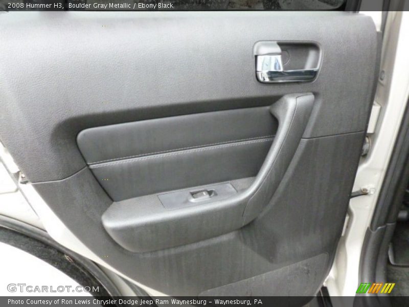Boulder Gray Metallic / Ebony Black 2008 Hummer H3