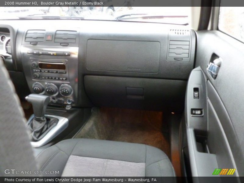 Boulder Gray Metallic / Ebony Black 2008 Hummer H3