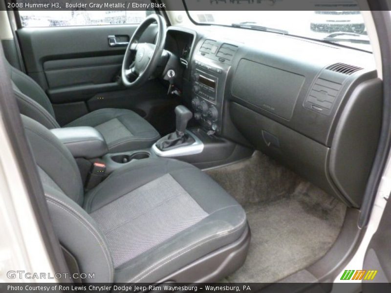 Boulder Gray Metallic / Ebony Black 2008 Hummer H3