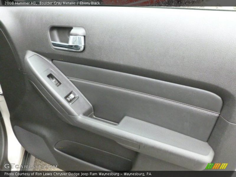 Boulder Gray Metallic / Ebony Black 2008 Hummer H3
