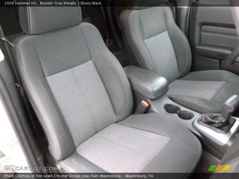 Boulder Gray Metallic / Ebony Black 2008 Hummer H3