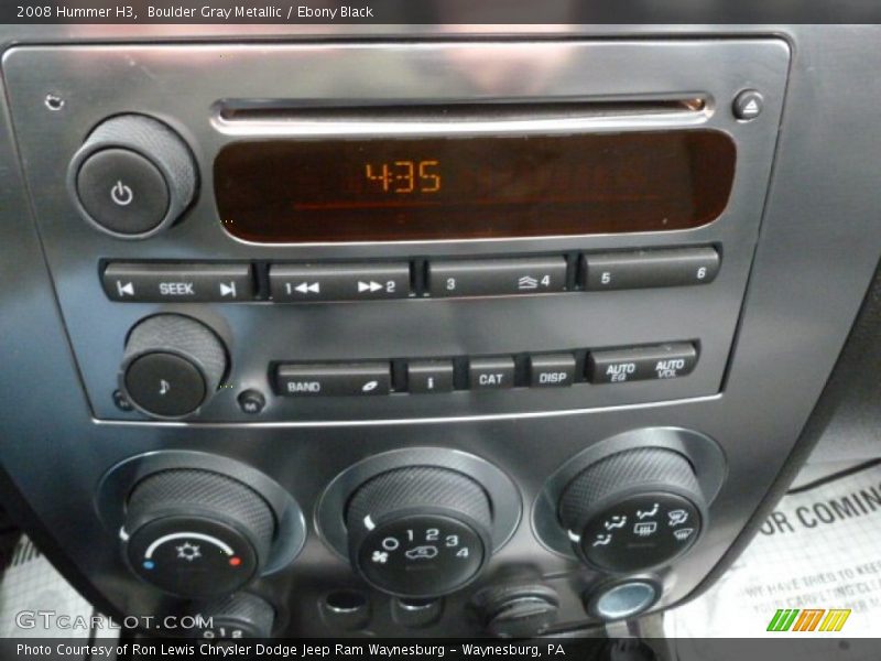 Boulder Gray Metallic / Ebony Black 2008 Hummer H3