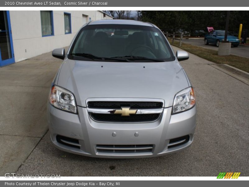 Cosmic Silver / Charcoal 2010 Chevrolet Aveo LT Sedan