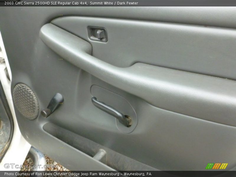 Summit White / Dark Pewter 2003 GMC Sierra 2500HD SLE Regular Cab 4x4