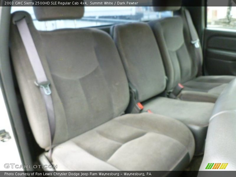 Summit White / Dark Pewter 2003 GMC Sierra 2500HD SLE Regular Cab 4x4