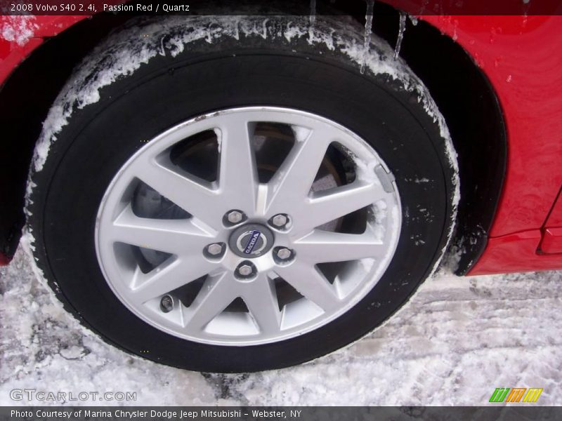 Passion Red / Quartz 2008 Volvo S40 2.4i