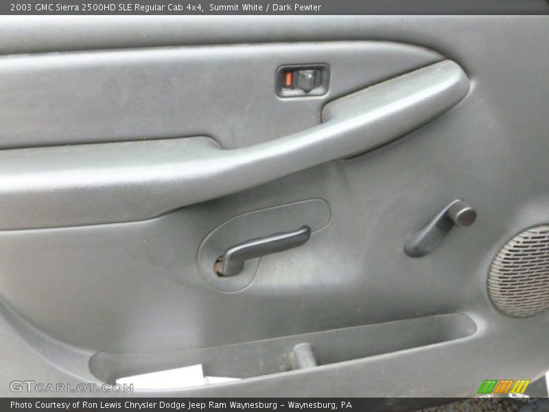 Summit White / Dark Pewter 2003 GMC Sierra 2500HD SLE Regular Cab 4x4