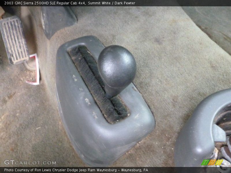 Summit White / Dark Pewter 2003 GMC Sierra 2500HD SLE Regular Cab 4x4