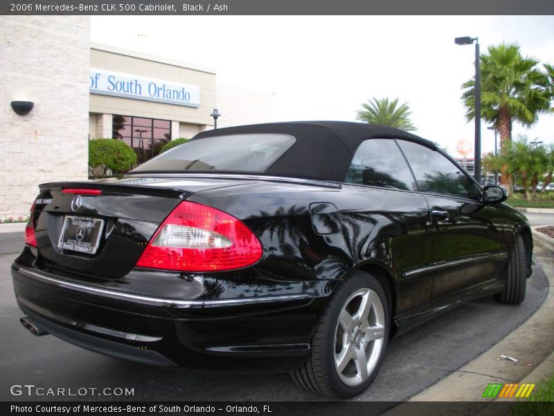 Black / Ash 2006 Mercedes-Benz CLK 500 Cabriolet