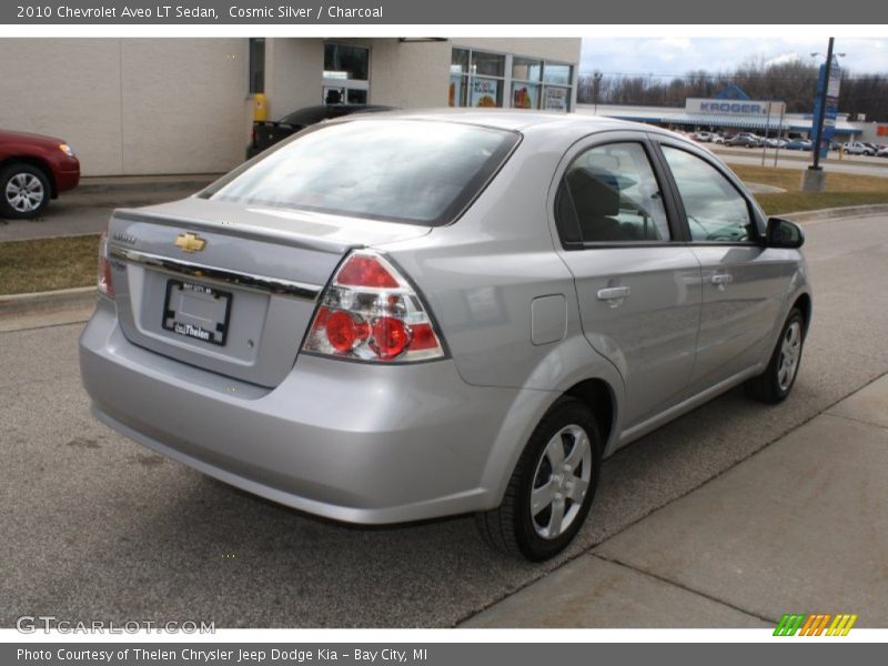 Cosmic Silver / Charcoal 2010 Chevrolet Aveo LT Sedan