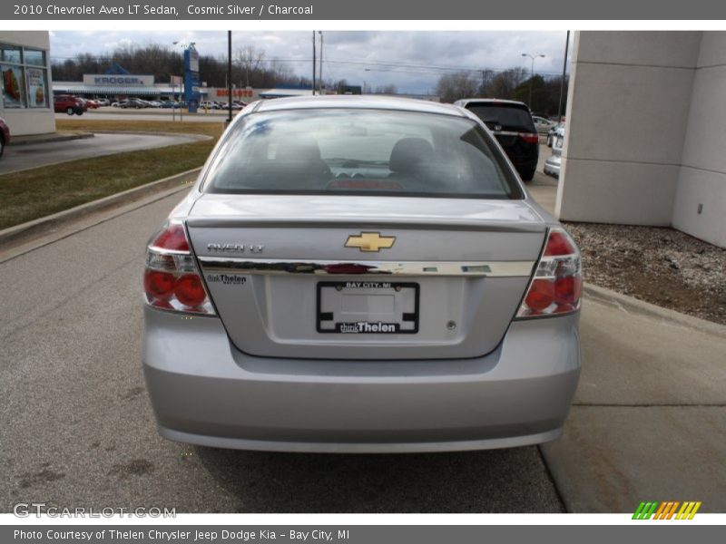 Cosmic Silver / Charcoal 2010 Chevrolet Aveo LT Sedan