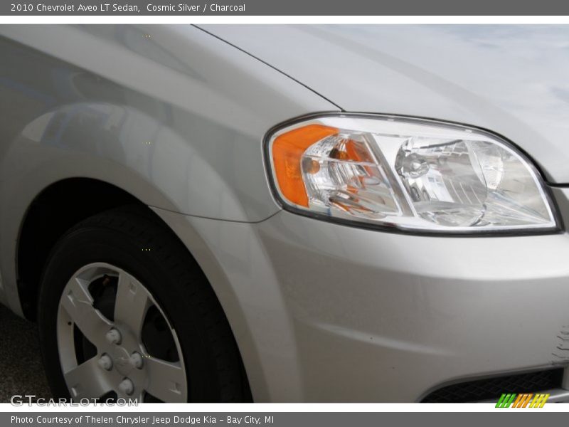 Cosmic Silver / Charcoal 2010 Chevrolet Aveo LT Sedan