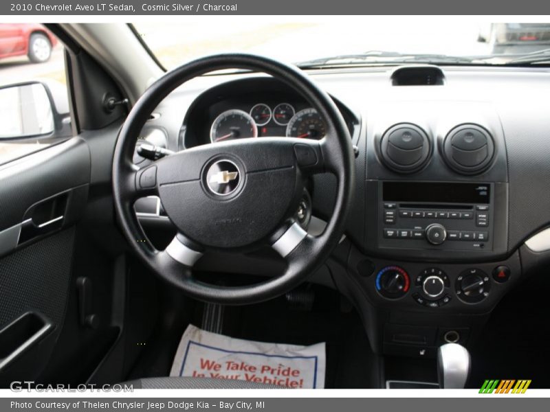 Cosmic Silver / Charcoal 2010 Chevrolet Aveo LT Sedan