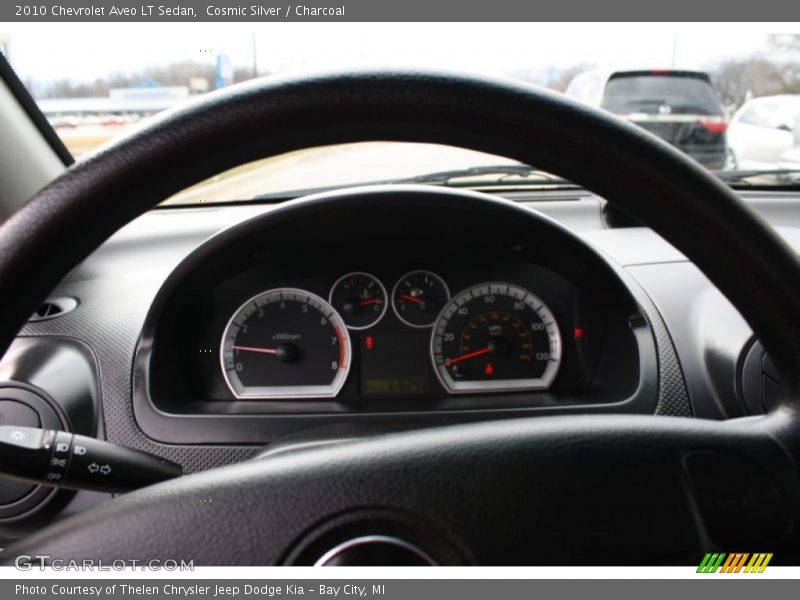 Cosmic Silver / Charcoal 2010 Chevrolet Aveo LT Sedan
