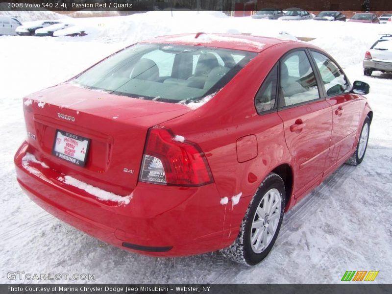 Passion Red / Quartz 2008 Volvo S40 2.4i