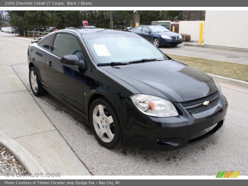 Black / Ebony 2009 Chevrolet Cobalt LT Coupe