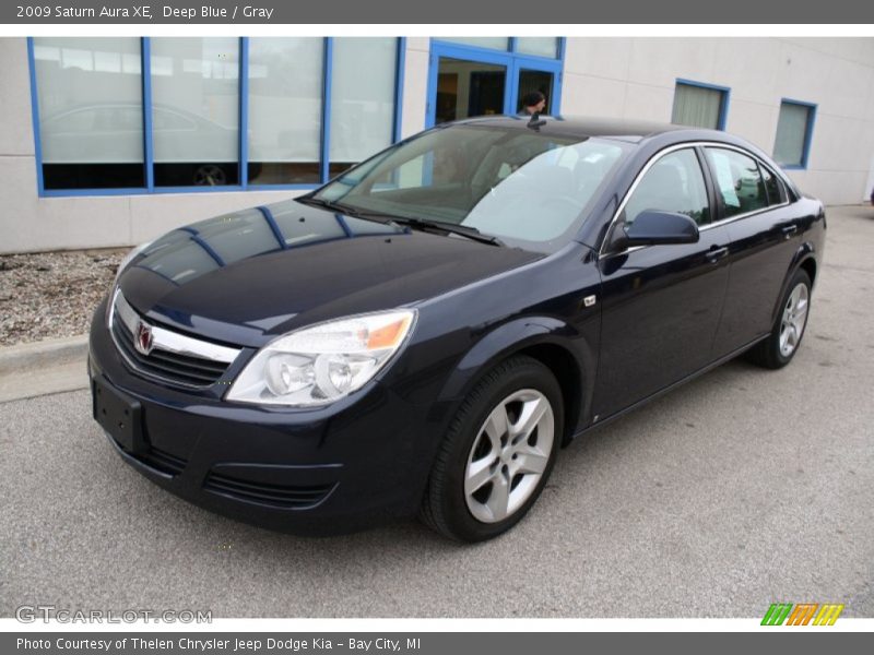 Deep Blue / Gray 2009 Saturn Aura XE