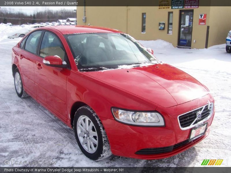 Passion Red / Quartz 2008 Volvo S40 2.4i