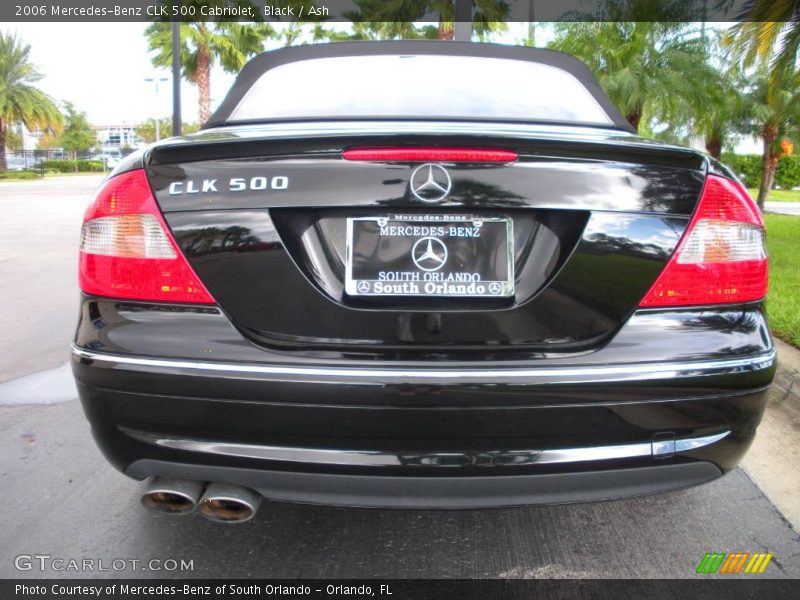 Black / Ash 2006 Mercedes-Benz CLK 500 Cabriolet