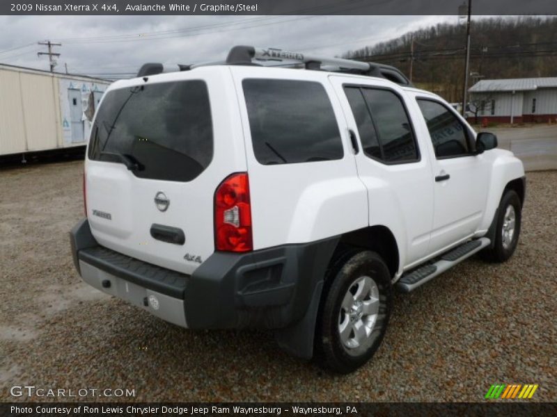 Avalanche White / Graphite/Steel 2009 Nissan Xterra X 4x4