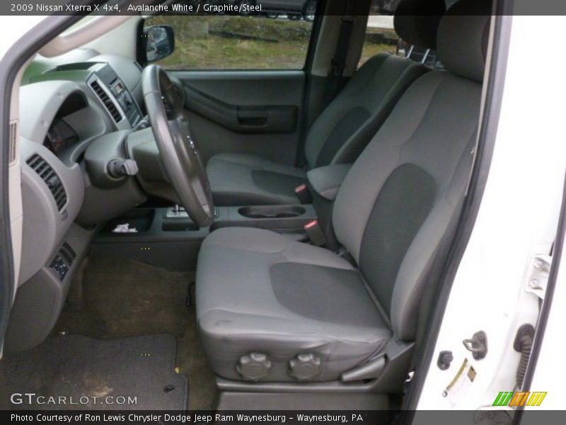 Avalanche White / Graphite/Steel 2009 Nissan Xterra X 4x4