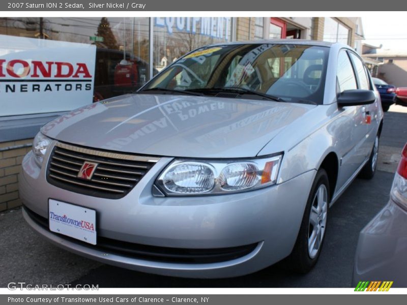 Silver Nickel / Gray 2007 Saturn ION 2 Sedan