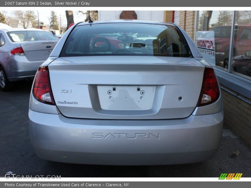 Silver Nickel / Gray 2007 Saturn ION 2 Sedan