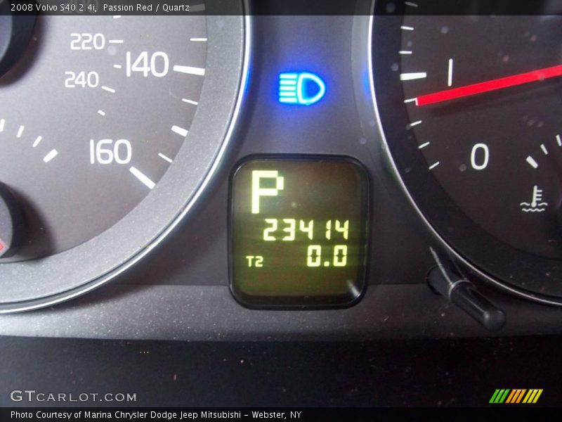 Passion Red / Quartz 2008 Volvo S40 2.4i