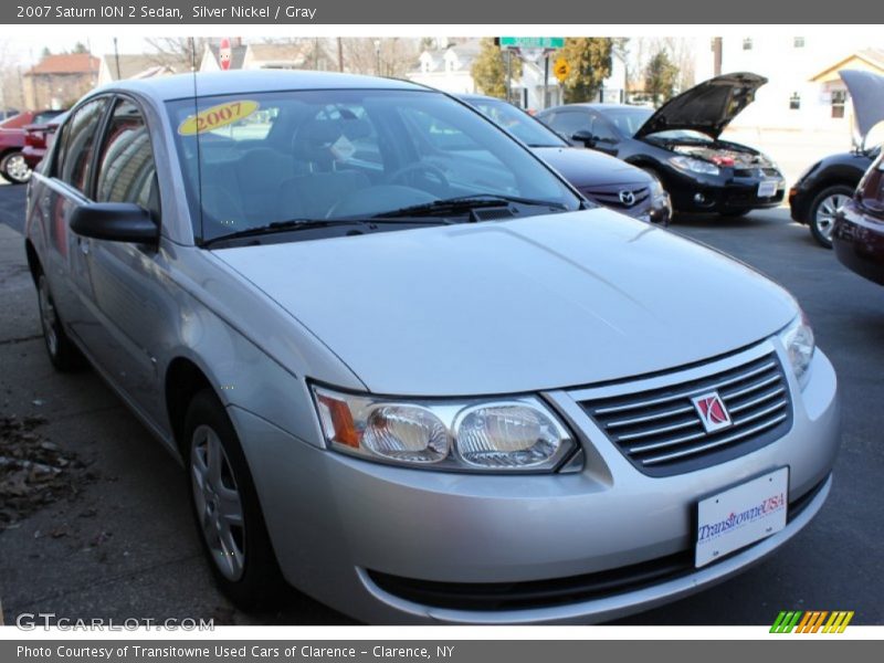 Silver Nickel / Gray 2007 Saturn ION 2 Sedan