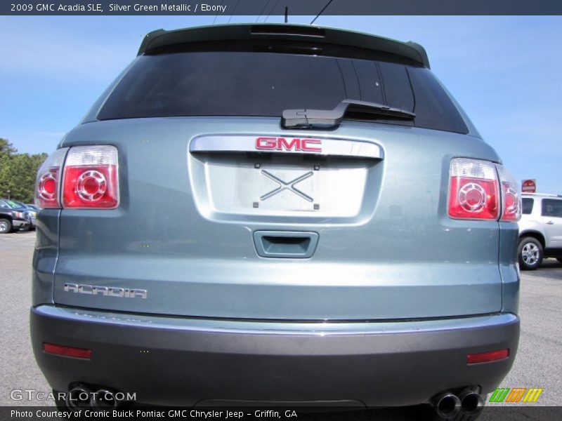 Silver Green Metallic / Ebony 2009 GMC Acadia SLE