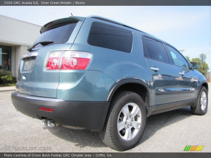 Silver Green Metallic / Ebony 2009 GMC Acadia SLE