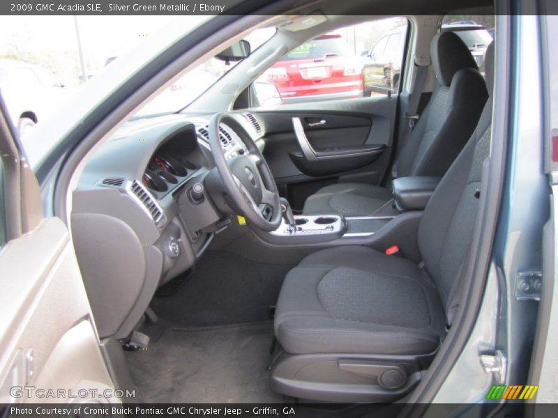 Silver Green Metallic / Ebony 2009 GMC Acadia SLE