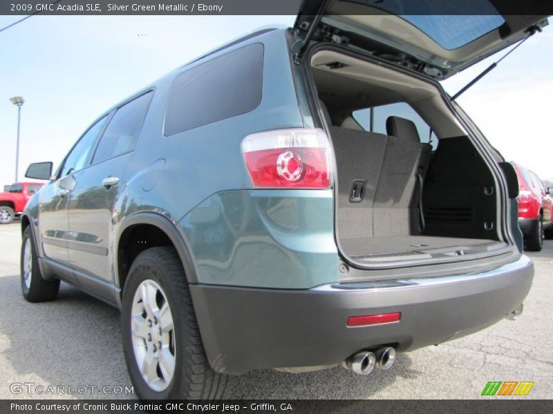 Silver Green Metallic / Ebony 2009 GMC Acadia SLE