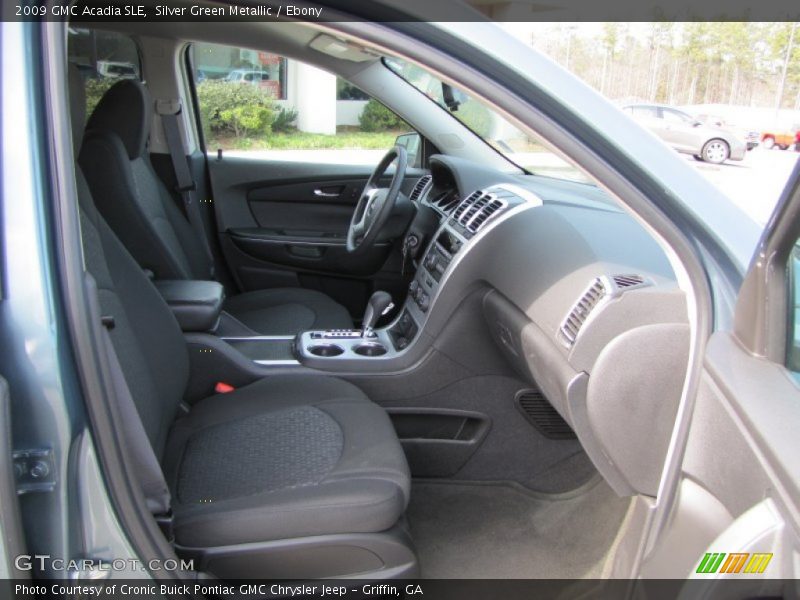 Silver Green Metallic / Ebony 2009 GMC Acadia SLE