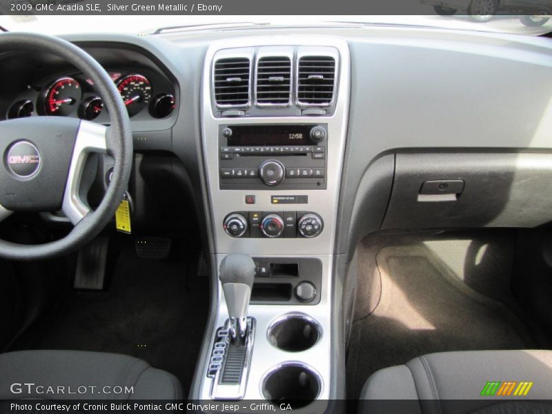 Silver Green Metallic / Ebony 2009 GMC Acadia SLE