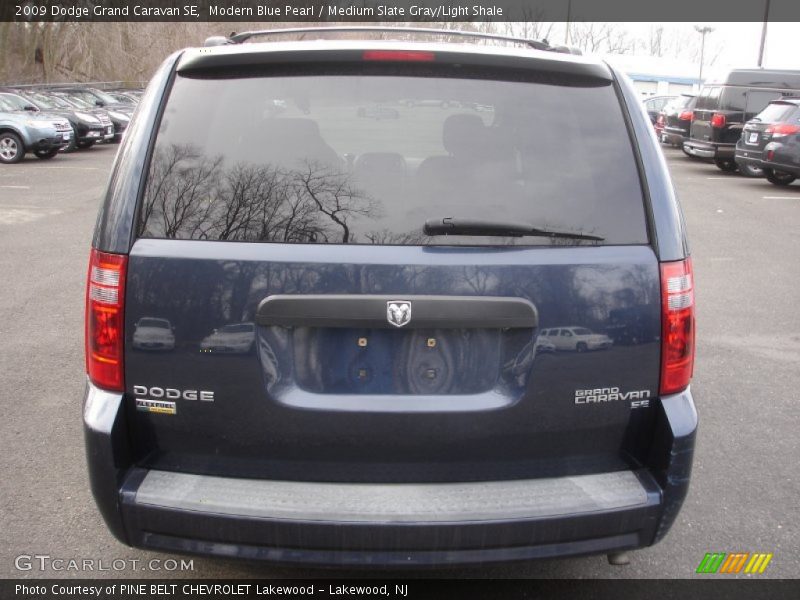 Modern Blue Pearl / Medium Slate Gray/Light Shale 2009 Dodge Grand Caravan SE