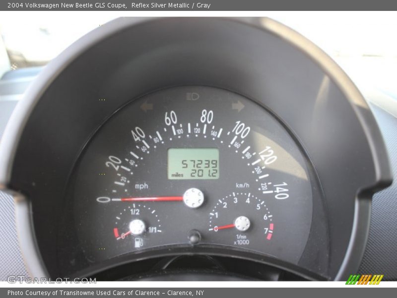 Reflex Silver Metallic / Gray 2004 Volkswagen New Beetle GLS Coupe