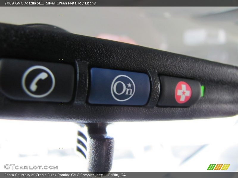 Silver Green Metallic / Ebony 2009 GMC Acadia SLE