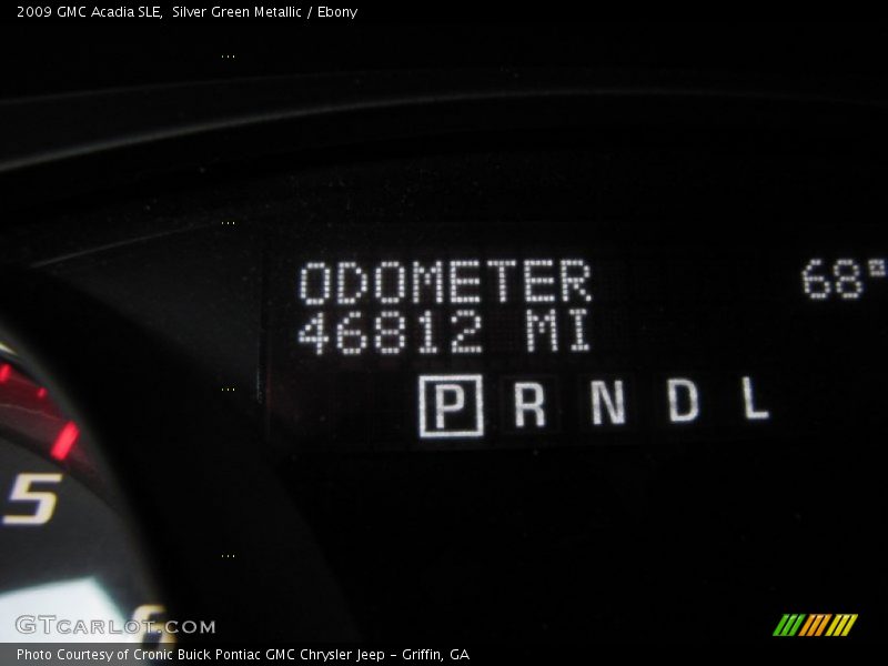 Silver Green Metallic / Ebony 2009 GMC Acadia SLE