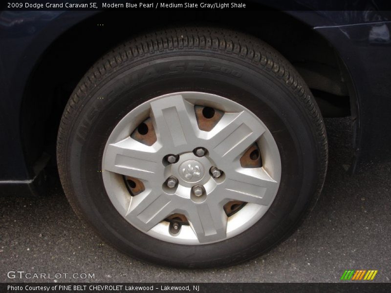Modern Blue Pearl / Medium Slate Gray/Light Shale 2009 Dodge Grand Caravan SE