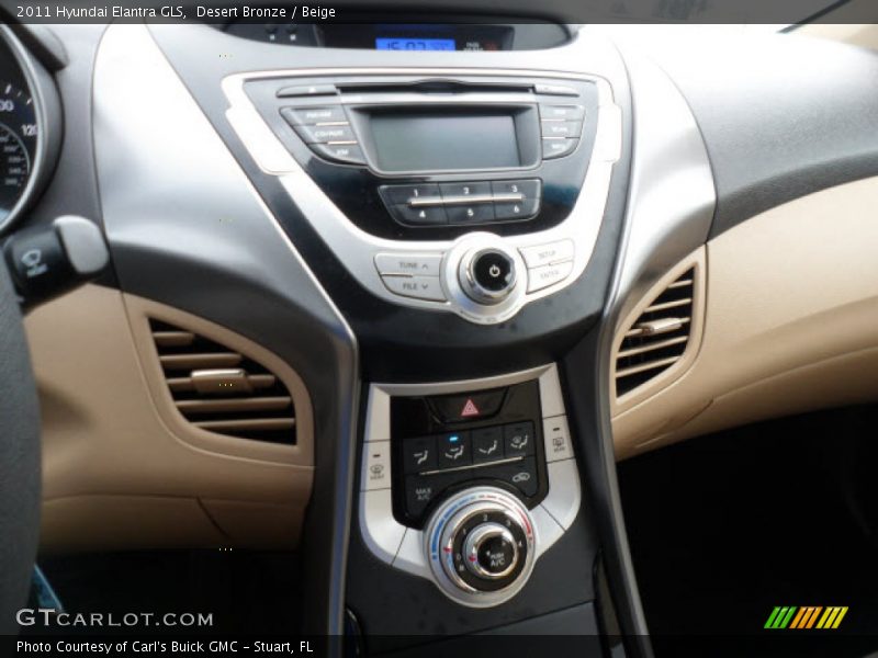 Desert Bronze / Beige 2011 Hyundai Elantra GLS