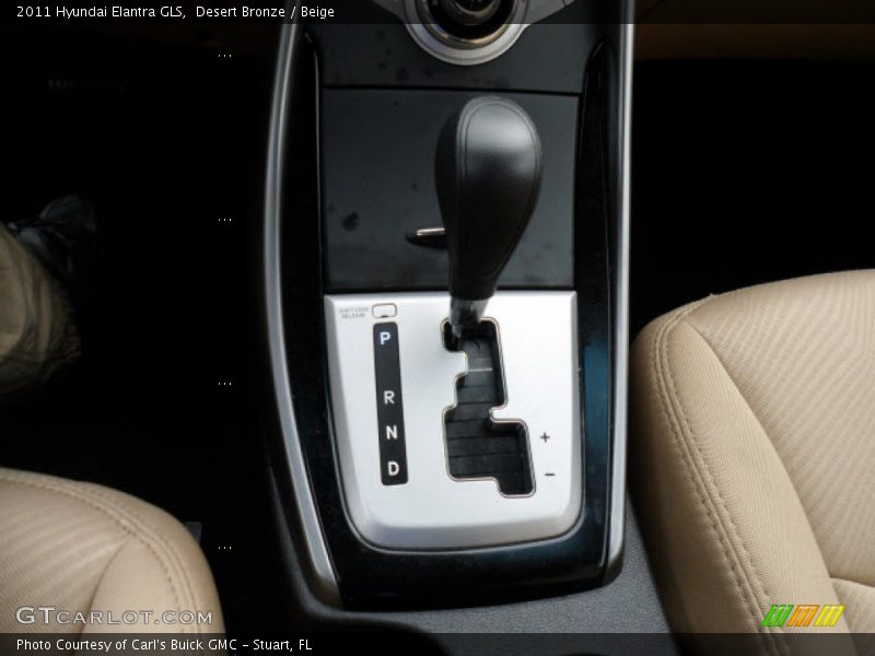 Desert Bronze / Beige 2011 Hyundai Elantra GLS